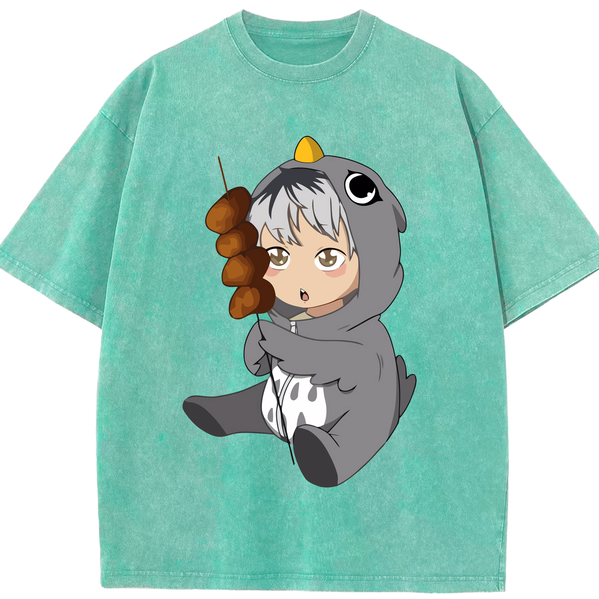 （画像用） ハイキュー!! Haikyu!! 綿100% ヴィンテージ風 半袖Tシャツ（フロントプリント）